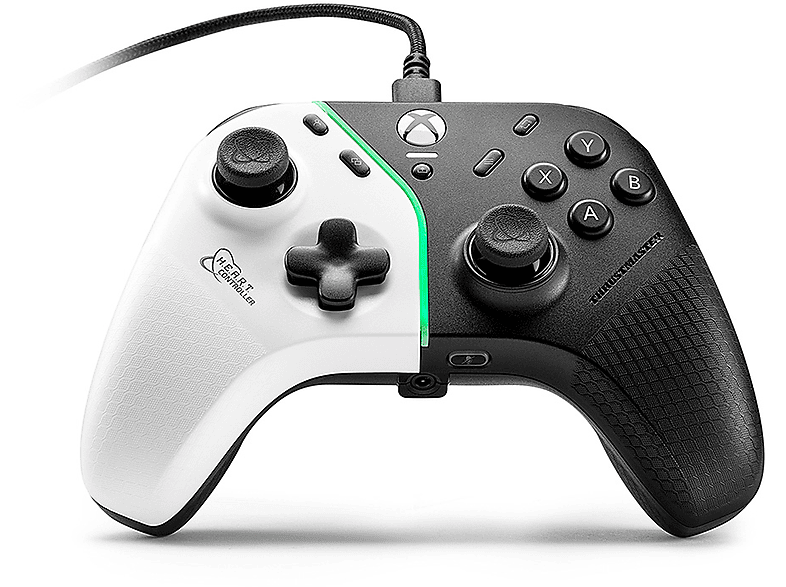 THRUSTMASTER HEART, Hall-Effekt-Gamepad mit H.E.A.R.T.-Anti-Drift-Technologie Controller Schwarz/Weiß für Xbox Series X, S, One, PC