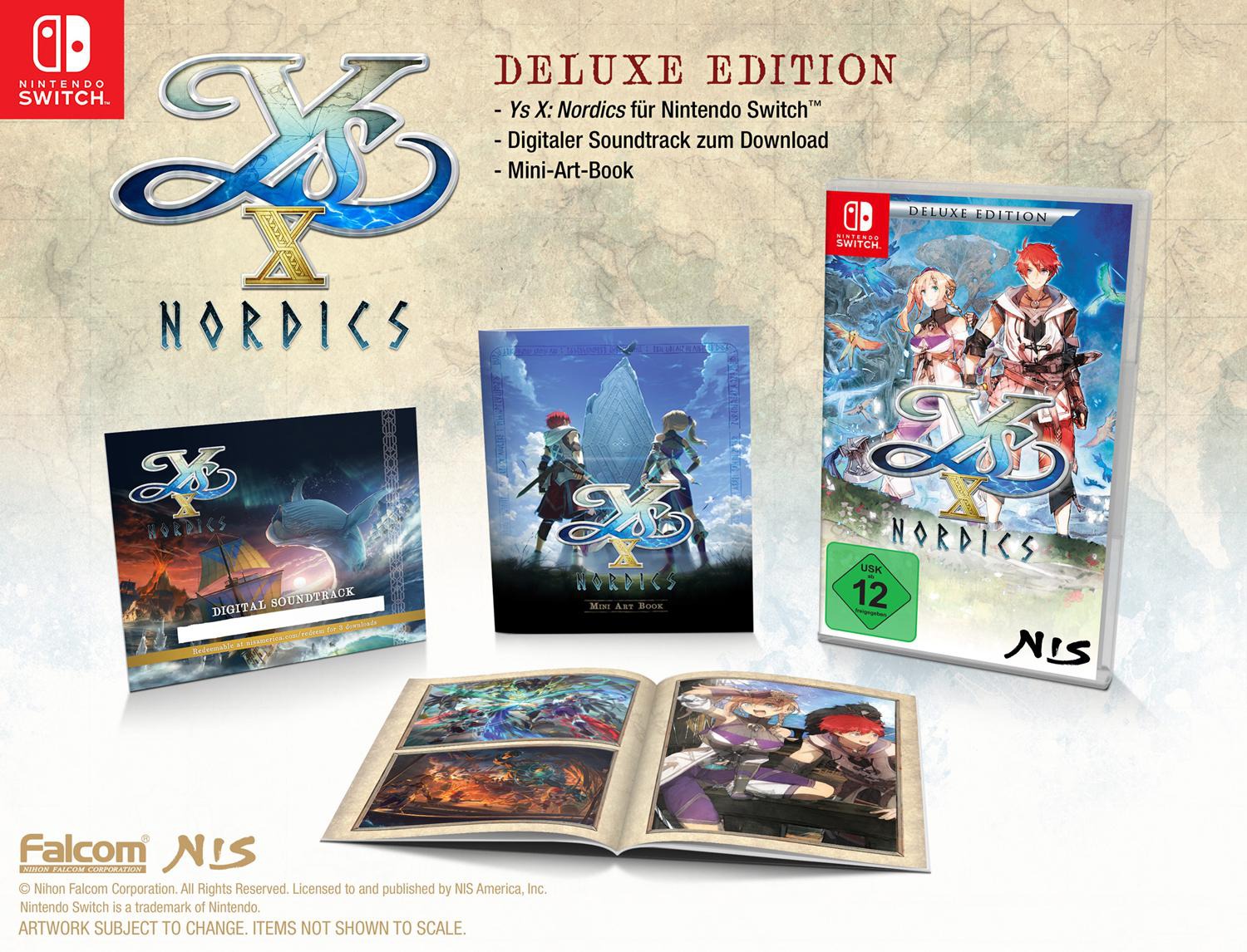Deluxe Edition Spielbox-Set für Nintendo Switch. Enthält Mini-Artbook, digitalen Soundtrack.