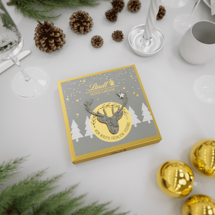 LINDT Süsse Adventszeit Box Edition Weihnachtspralinen