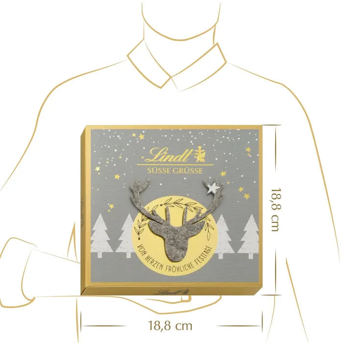 LINDT Süsse Adventszeit Box Edition Weihnachtspralinen