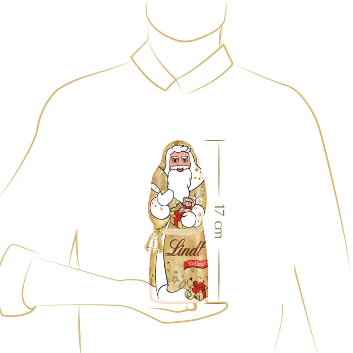 LINDT Samichlaus Milch Glamour Edition Cioccolato