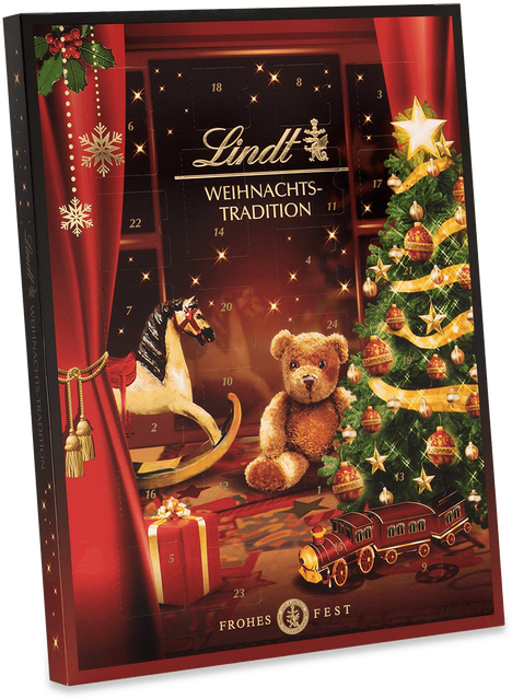 LINDT Weihnachts-Tradition Calendario dell'Avvento