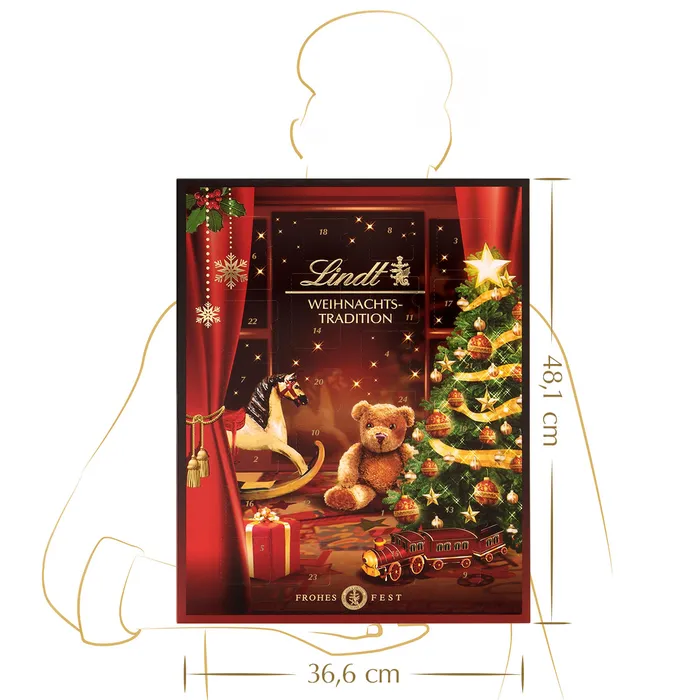 LINDT Weihnachts-Tradition Calendario dell'Avvento