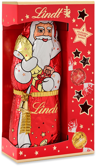 LINDT LINDOR Weihnachtsmann Geschenkbox