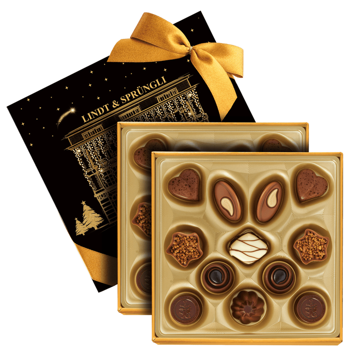 LINDT CONNAISSEURS Pralinés Assortiert Collection de Luxe Weihnachten