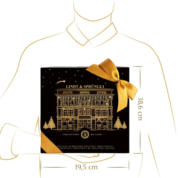 LINDT CONNAISSEURS Pralinés Assortiert Collection de Luxe Weihnachten