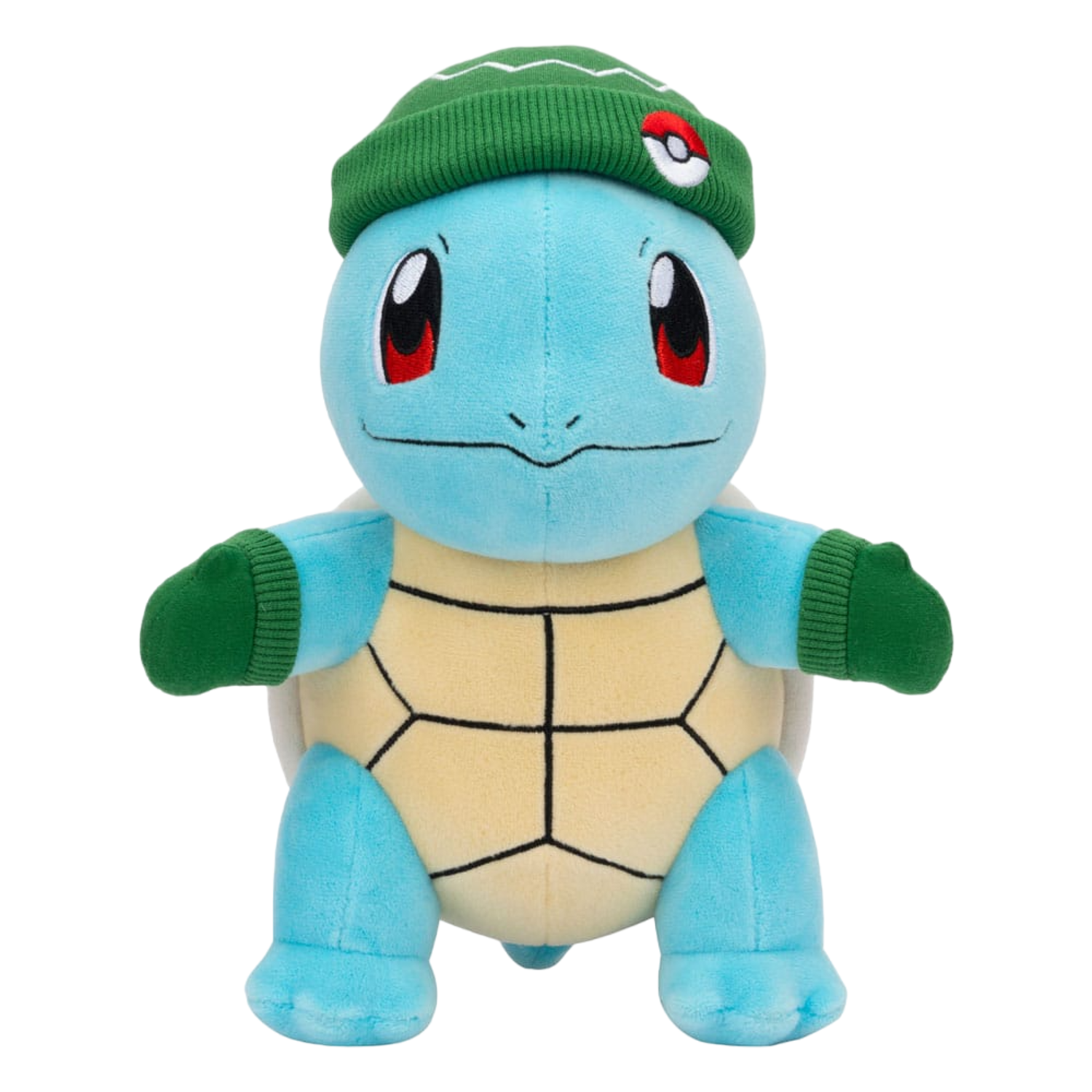 Jazwares Pokémon Pluche Knuffel - Squirtle Met Hoed 20 Cm