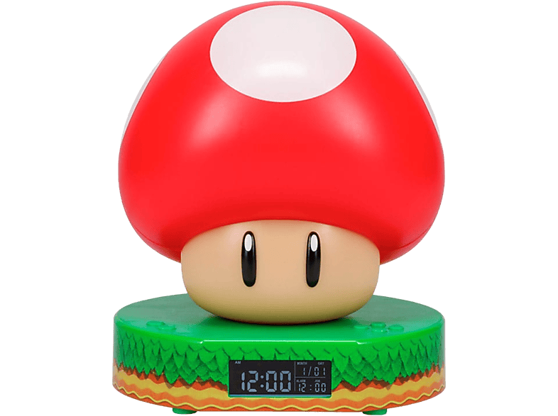 Paladone Super Mario Mushroom Alarm Clock and Lamp