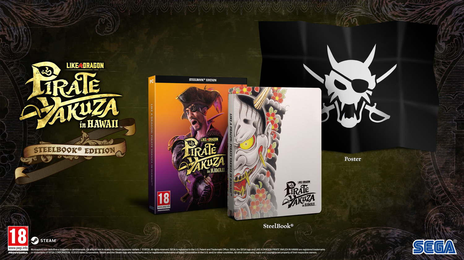 Like a Dragon: Pirate Yakuza in Hawaii - Steelbook Edition - PC - [Italien]