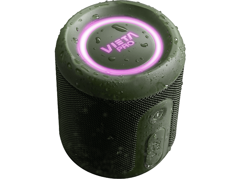 Altavoz inalámbrico – Vieta Easy 4, 25 W, Bluetooth, 13 h Autonomía, IPX7, Conexión dual, Verde