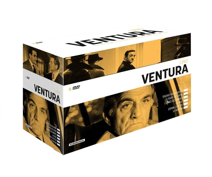 Coffret DVD avec images d'un homme. Titre : Ventura et 6 DVD.