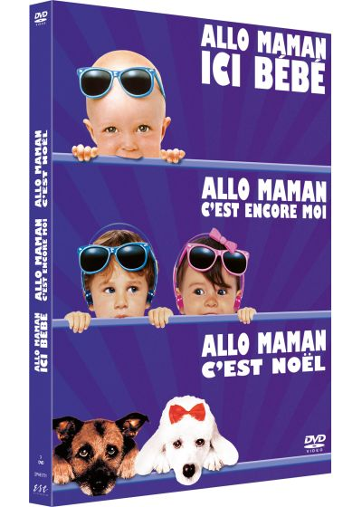 DVD set of three 'Look Who's Talking' films. Features babies and dog on cover.