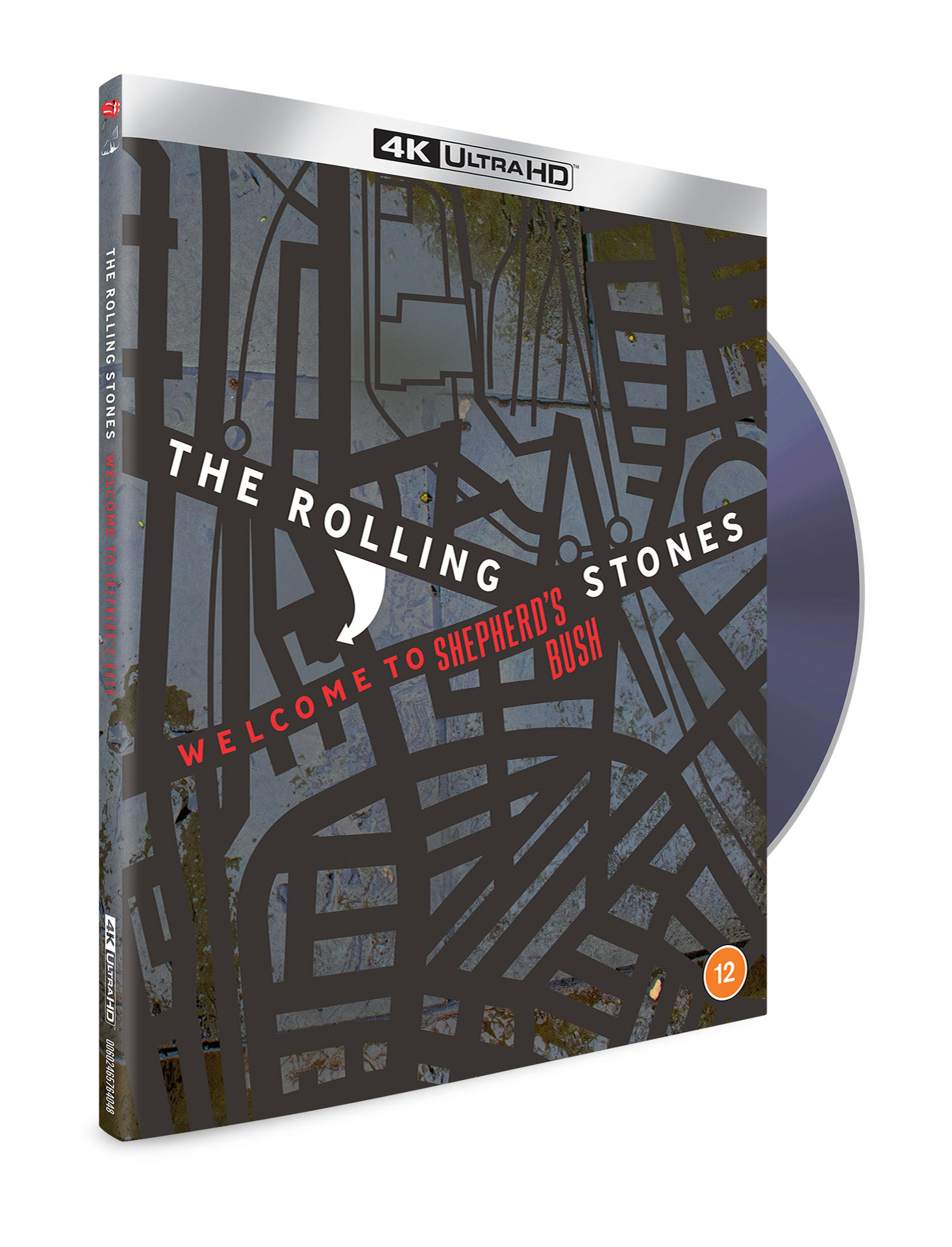 Blu-ray 4K Ultra HD des Rolling Stones 'Welcome to Shepherd's Bush'.