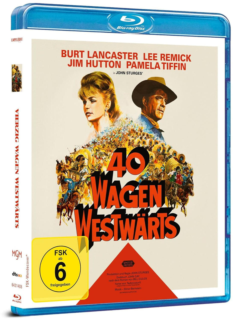 Blu-ray-Hülle. Filmplakat mit Burt Lancaster und Lee Remick.