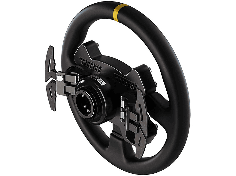 Thumbnail - MOZA RACING RS V2 Leder, Lenkrad, Schwarz