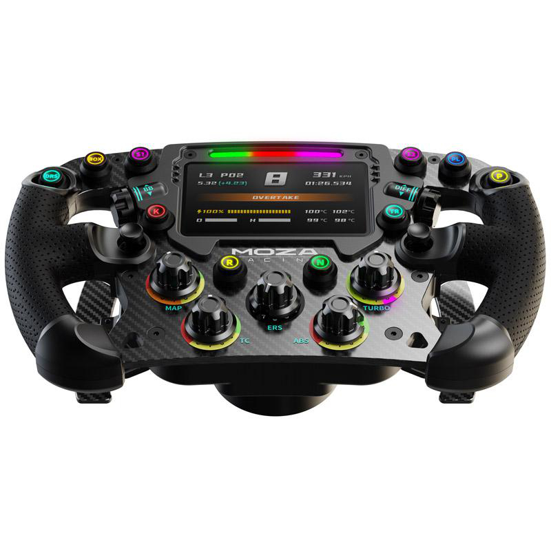 MOZA RACING FSR Highend Formel (28 cm), Lenkrad, Schwarz