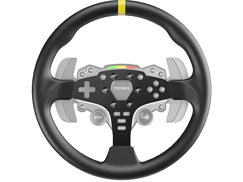 MOZA RACING ES 12 Zoll Wheel Rim Mod, Lenkrad, Schwarz — Foto 3 von 4