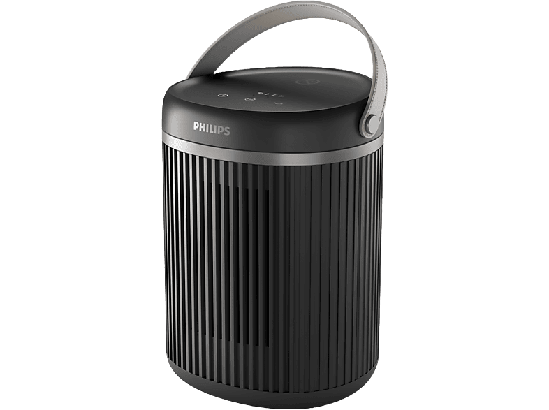 Calefactor - Philips Compacto Cerámico Serie 3000 CX3120/01, 2000 W, 3 Velocidades, Silencioso, IA para ahorrar energía, Calentamiento rápido, Gris