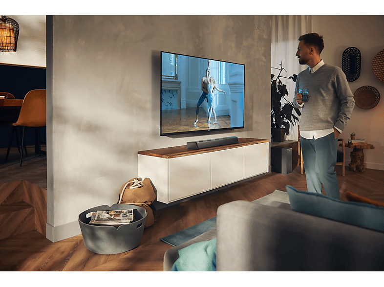 PHILIPS TAB7207 Dolby 2.1 Kanal 520W Soundbar Siyah Fiyat