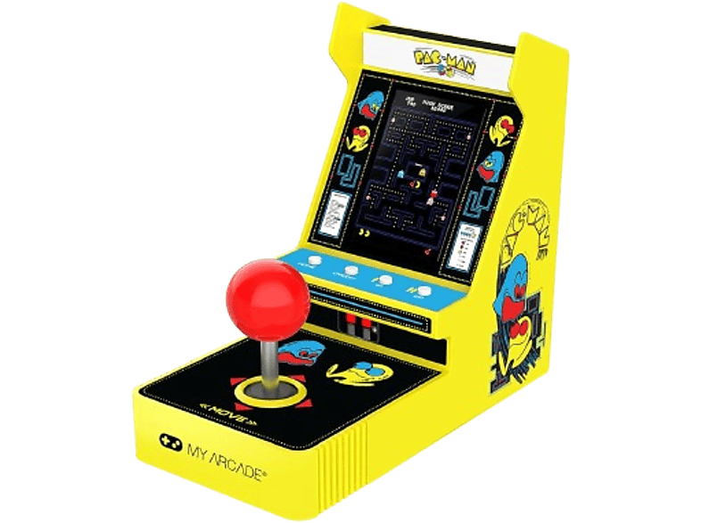 REACONDICIONADO Seminuevo Muy bueno Consola retro - My Arcade Joystick Player PacMan, Pantalla color 3.5", Altavoz incorporado,, Amarillo