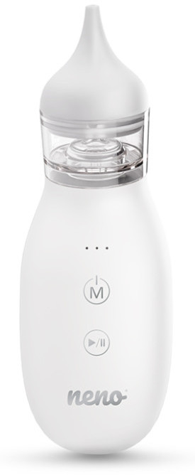 Srebrny i kremowy mikser stojący na białym tle.