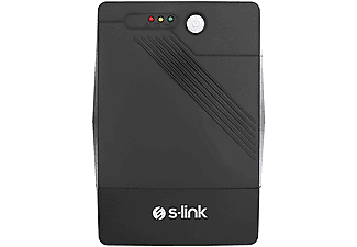 S-LINK Might U100 1000VA 12V7Ah*2 600W Line-Interactive Kesintisiz UPS Güç Kaynağı Siyah