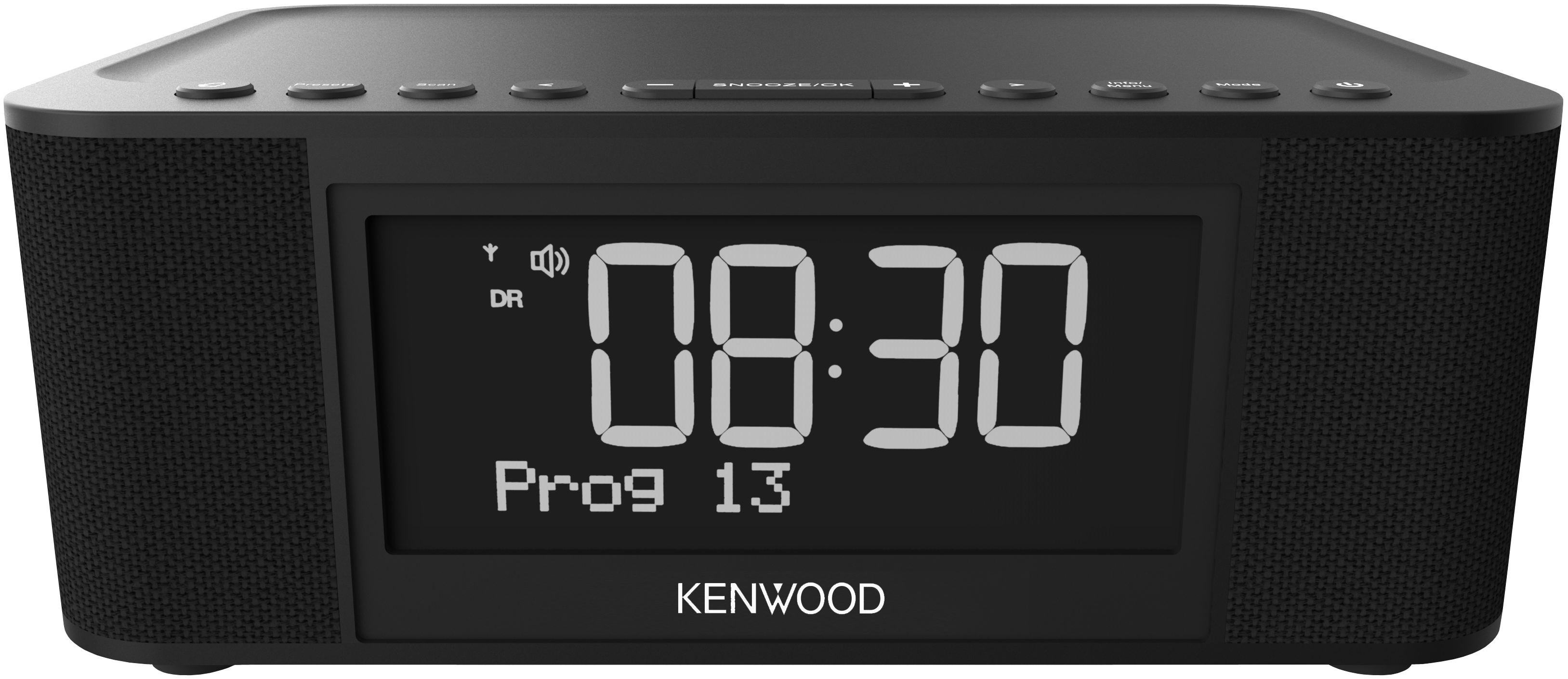 Ein weißer Staubsauger mit langem Schlauch in einem Raum, der den Reinigungsradius zeigt.