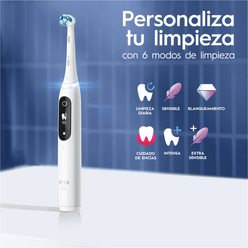 Cepillo eléctrico Oral-B iO 8S, Con Cabezales y Estuche De