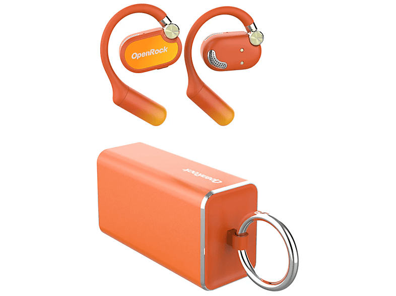 OneOdio OpenRock X Open-Ear Air Conduction Sport Earbuds, Orange; True Wireless Kopfhörer — Foto 2 von 2