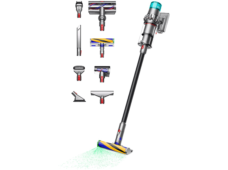 DYSON V15 Detect Total Clean Kablosuz Şarjlı Dikey Süpürge Nikel Siyah Nikel_0