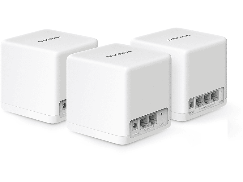 Router MERCUSYS Halo H60X 2.4 / 5 GHz (DualBand), Wi-Fi Mesh (3 szt.) – zdjęcie 3