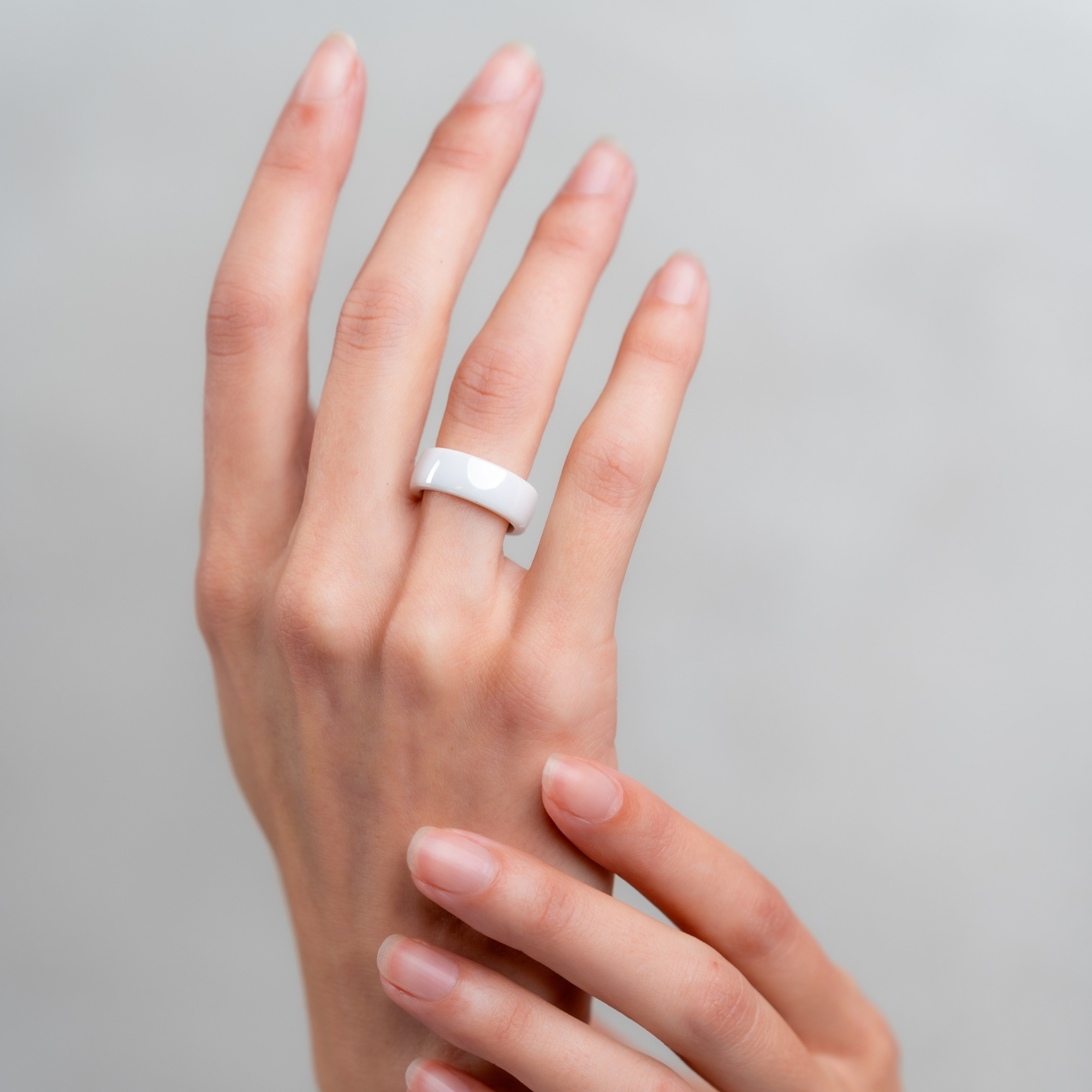 PAGOPACE Pearl White Größe 8 Bezahlring