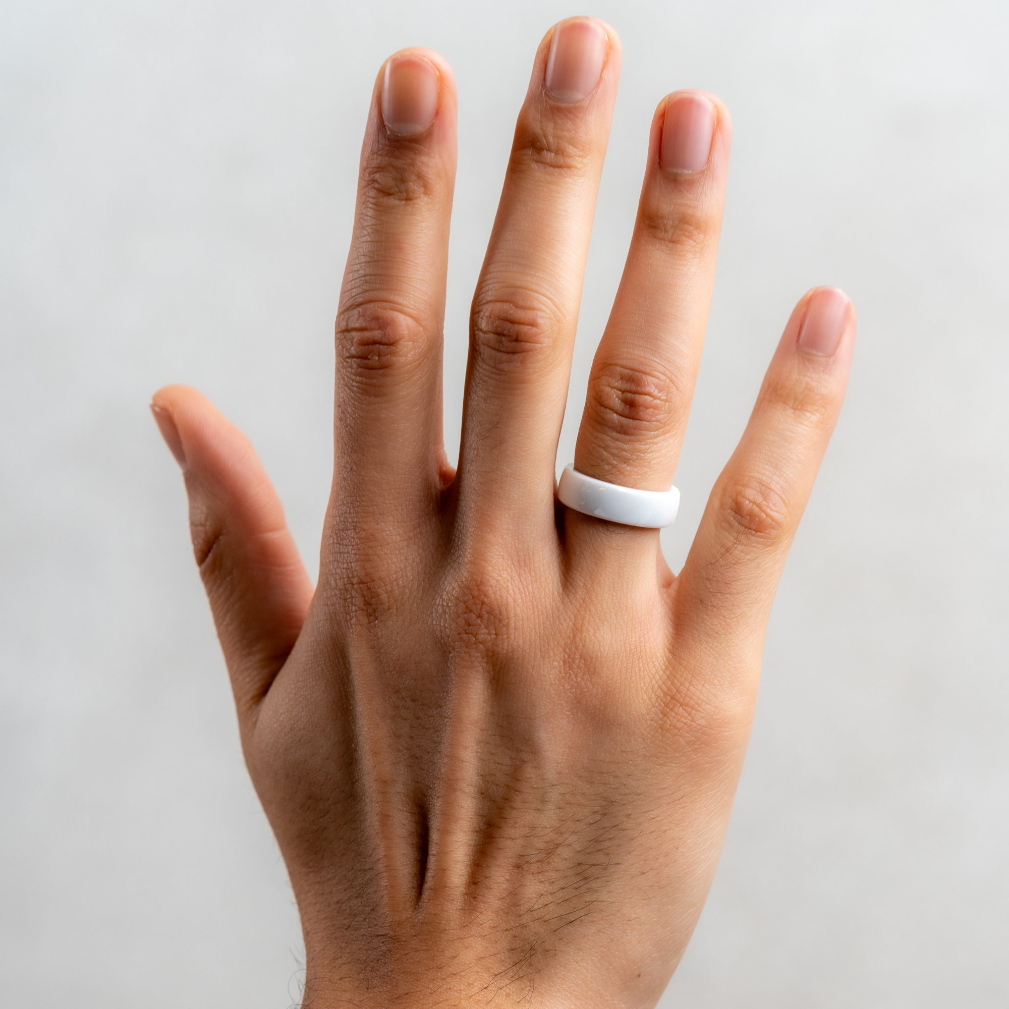 PAGOPACE Pearl White Größe 8 Bezahlring