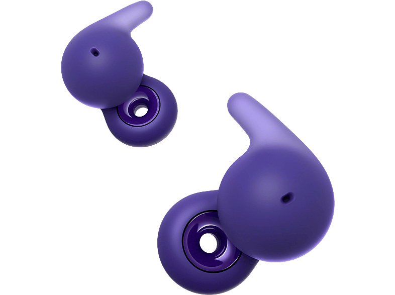 Auriculares True Wireless - Sony LinkBuds Open, Sonido Transparente, Bluetooth, 22 horas, iOS y Android, Google, Alexa, Siri, Abiertos, IPX4, Morado