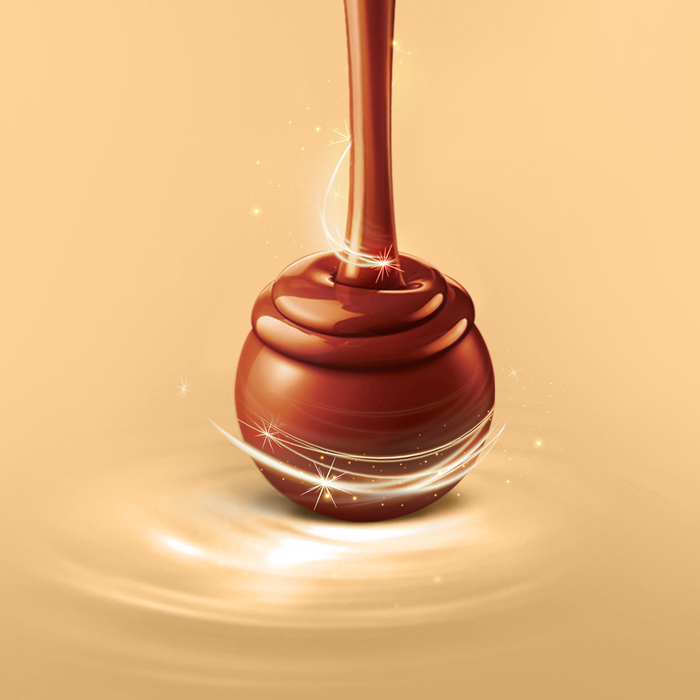 LINDT Marc de Champagne Praliné