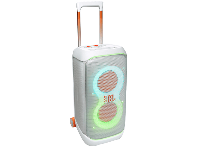 Power Audio JBL PartyBox Stage 320 Biały, 240W, Bluetooth, Bateria 18 godzin, Wejście mikrofonowe i gitarowe, IPX4 – zdjęcie 3