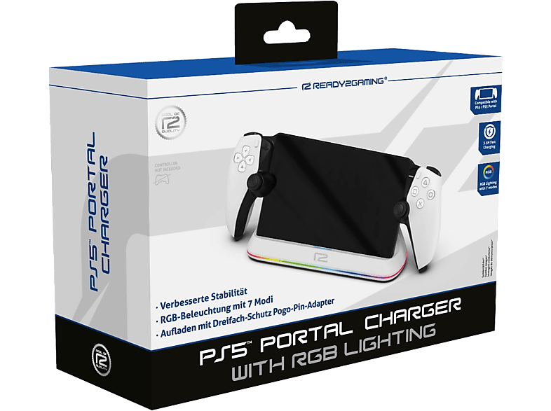 READY2GAMING PS5 Portal, Ladestation, Weiss