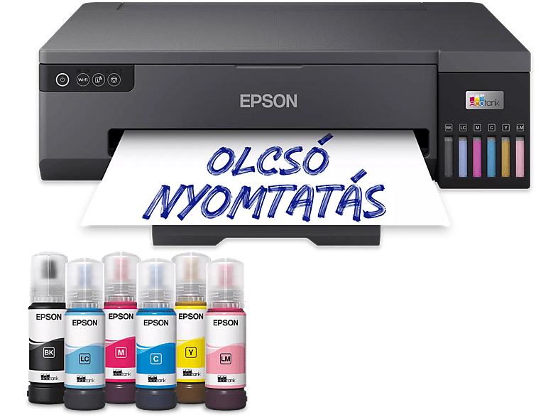 EPSON EcoTank L18050W színes WiFi tintasugaras fotónyomtató (C11CK38402)