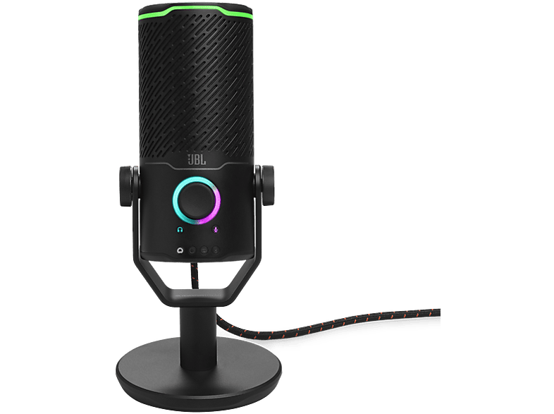 Micrófono gaming - JBL Quantum Stream Studio, 50 16.000 Hz, Condensador Cardioide, 37±3 dB, Negro