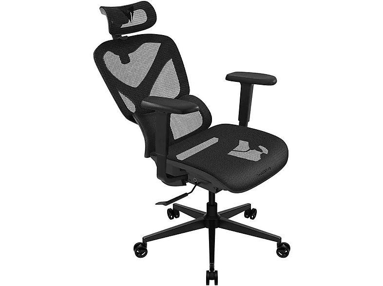 Thumbnail - THUNDERX3 YTC-Mesh Gaming Stuhl, Schwarz
