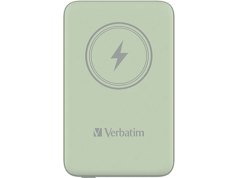 VERBATIM Charge ´n´ Go vezeték nélküli mágneses powerbank, 10000 mAh, zöld (32246)