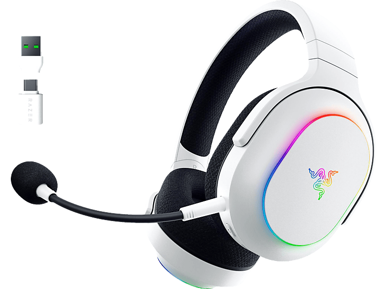 RAZER Barracuda X Chroma, Over-ear Gaming Headset Weiß