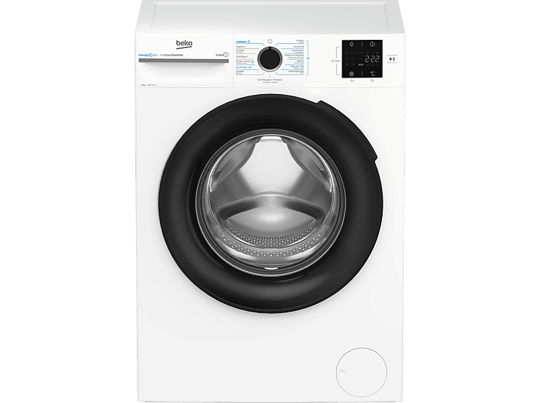 Beko BM3WFT3941W Wasmachine 9 kg, 1400 RPM