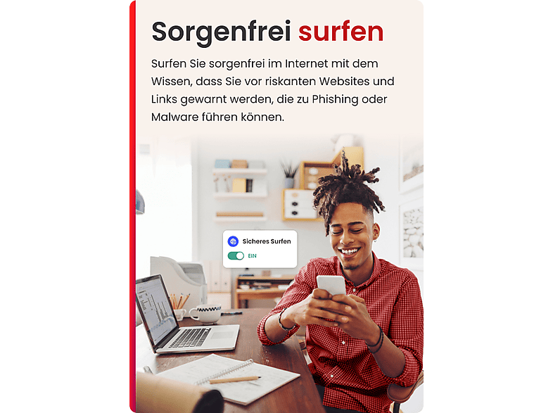 Thumbnail - McAfee Internet Security 3 Geräte, 1 Jahr, Download Code - [PC, iOS, Mac, Android] [Multiplattform]