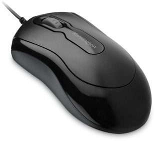 KENSINGTON Mouse-in-a-Box™ EQ vezetékes optikai egér, 1000 dpi, fekete (K72480WW)