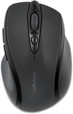 KENSINGTON MY310 EQ vezeték nélküli optikai egér, USB 2,4 GHz, max 1600 DPI, fekete (K72481WW)