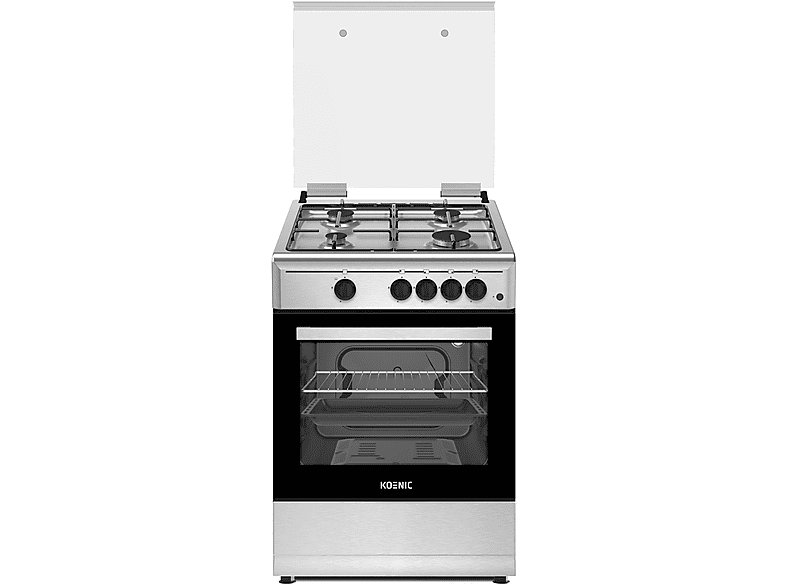 Koenic Cucina KFC 2421-4, Piano cottura a gas, zone 4, classe -