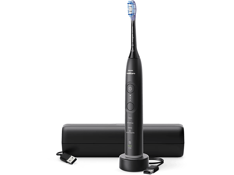 Philips Sonicare 7100 Series Elektrische Tandenborstel Zwart + Reisetui - Hx7421/01