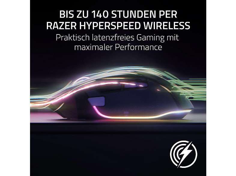 Thumbnail - RAZER Basilisk V3 Pro 35K, voll anpassbare kabellose ergonomische Gaming-Maus, Schwarz