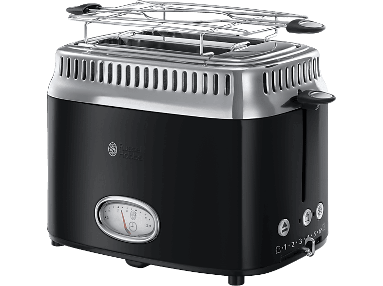 Russell Hobbs Retro Classic Noir Broodrooster